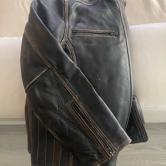 Marc New York Leather Jacket XL - Picture 3 of 9